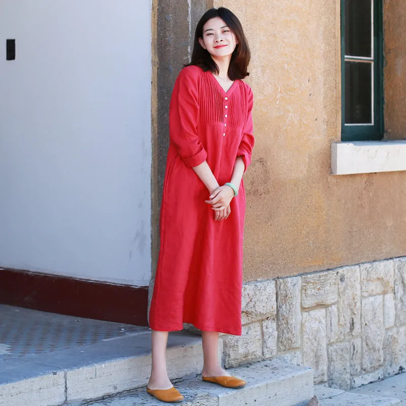 Red Women Dresses Casual Summer Women Dresses Long Women Dresses MDYP9759